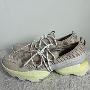 Sorel Women's Sneakers in Beige and Yellow